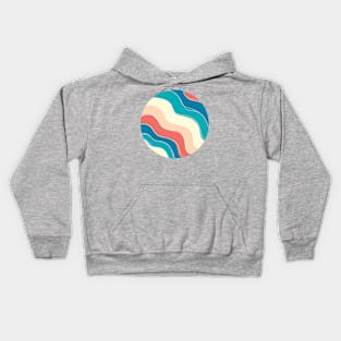 aesthetic squiggle circle Kids Hoodie